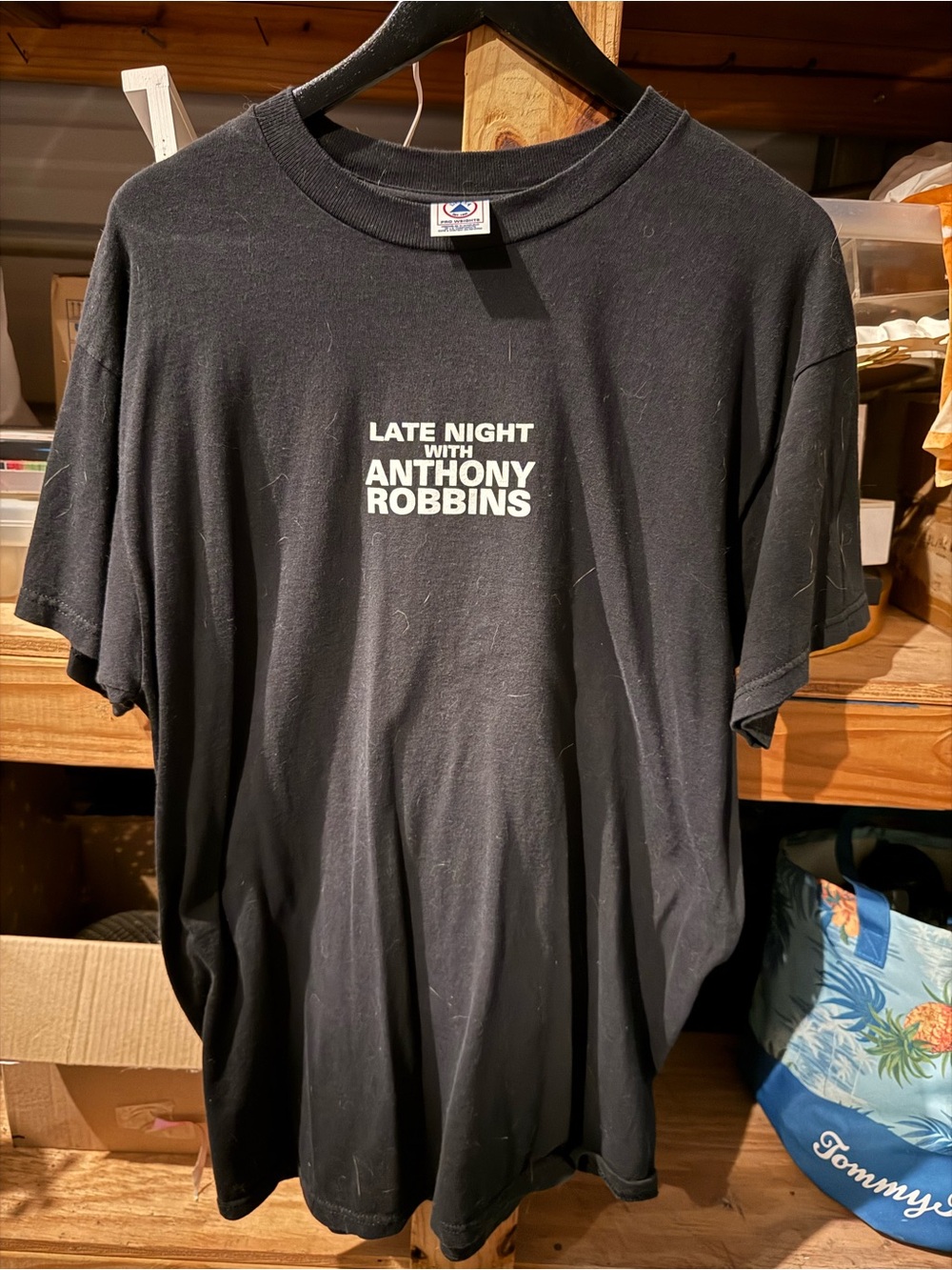 Delta Black 'Late Night with Anthony Robbins' Graphic Tee
